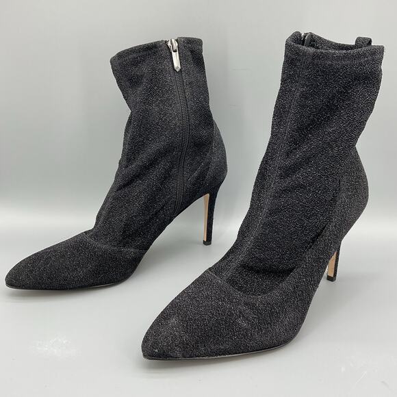 Sam Edelman Women’s Olson Stretch Boots Metallic Black Size 9M - Picture 2 of 10